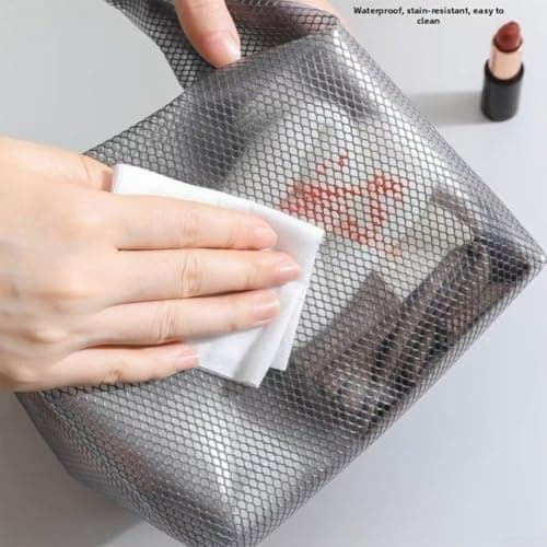 Large Capacity Waterproof Storage Bag For Swimming And Fitness, Separable Wet Dry Drawstring Pouch, Portable Lightweight Organizer For Travel, Gym, Beach, Outdoor(White Large) — view 4
