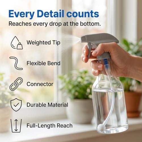 3Pcs Spray Can Trigger Handle, Adjustable Nozzle Adapter, Universal Spray Bottles for Hair Cleaning — view 4