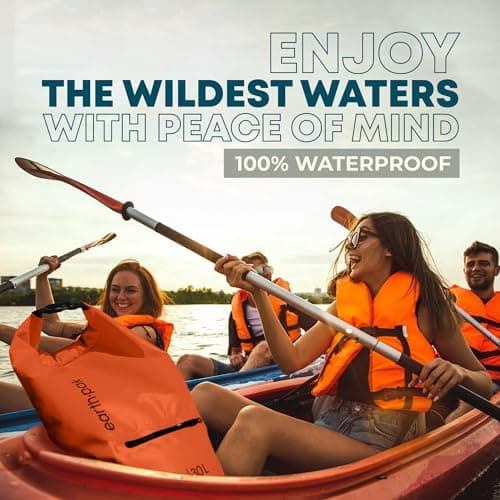 Waterproof Dry Bag - 20L Roll Top with Zip Pocket for Kayaking and Boating — view 3
