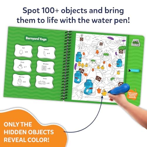 Skillmatics Water Spotter Animals, Travel Toy, Activity Book, Gift for Kids — view 4