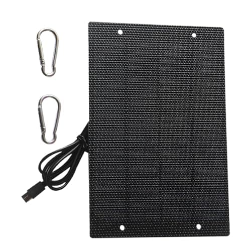 Furtryvl Solar Charger for Cell Phone - 50W Backpack Solar Panel,Intelligent Protection Compact Charger for Car Camping Tent Beach Travel Hiking Backpacking Home Outdoor