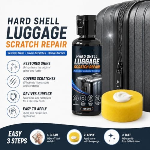 Hard Shell Luggage Scratch Repair Cream, Hard Shell Luggage Polish (1PC) — view 6