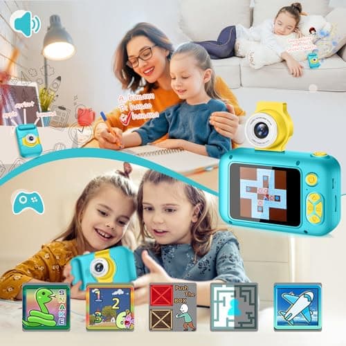 ARNSSIEN Kids Camera with Video,180° Flip Lens, 2.4" Selfie Camera for Kids — view 5