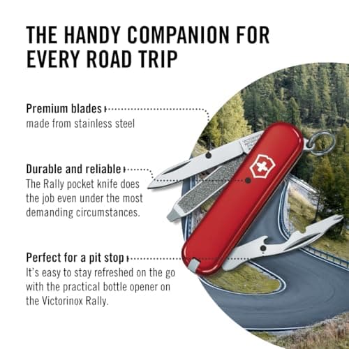 Victorinox Rally Swiss Army Knife - Multitool with 9 Functions - Red — view 5