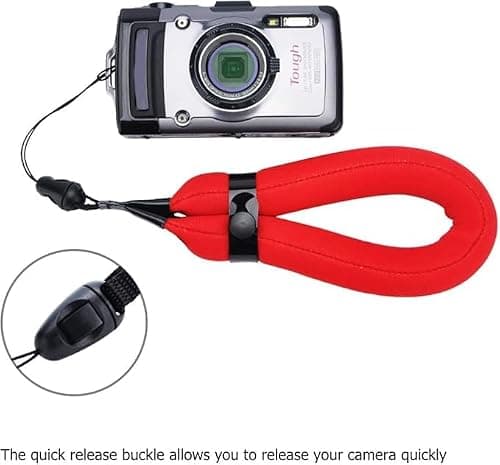 2-Pack Waterproof Underwater Camera Float Strap Floating Wrist Lanyard — view 3