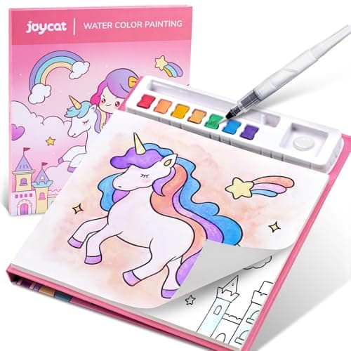 JoyCat Paint with Water Coloring Books for Toddlers (Pink)