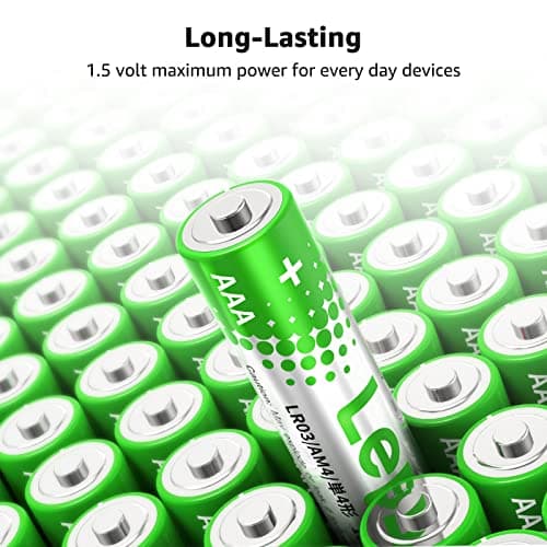 Lepro AAA Alkaline Batteries 12 Pack, 1200mAh Triple A Battery Long Lasting — view 2