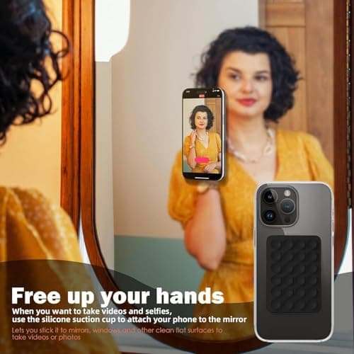Silicone Suction Cup Phone Mount Hands-Free Anti-Slip Square — view 3