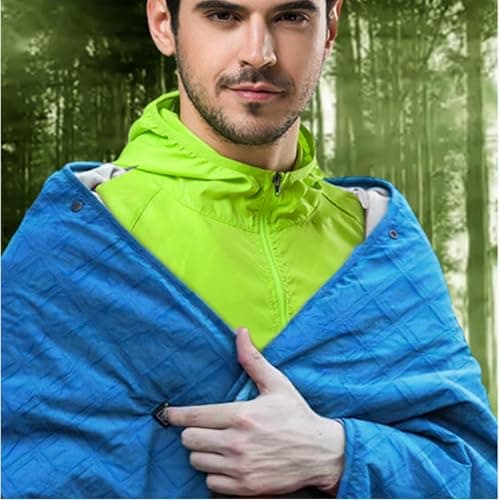 Heated Sleeping Bag Pad - USB Power 6 Heated Zone Camping Mat Sleeping Bag Liner | Electric Sleeping Bag Heater Mat Soft for Yoga Mat Sofa Pet Mat — view 3