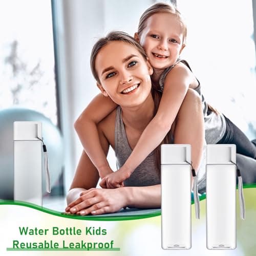 YFNVH 20 Pack 500 ml Plastic Water Bottles, Clear Reusable Sports Bottles — view 5