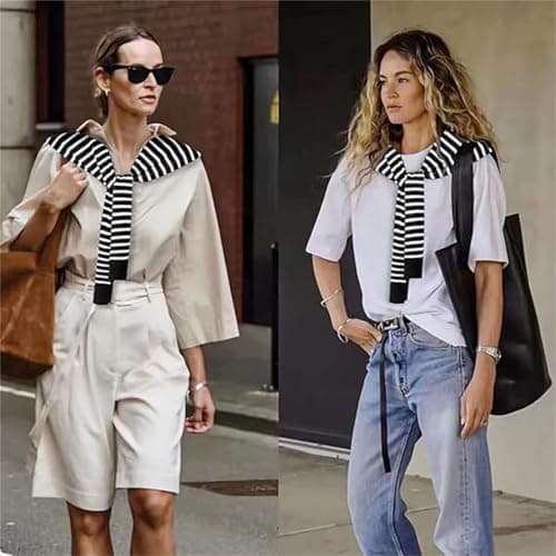 Triangle Scarf For Women Winter Knit Sweater Shawl Wraps for Women Trendy Knotted Knitted Shoulder Wrap Soft Comfy Tie Front Scarf Autumn Winter Casual Work Office Travel Decor Knit Shawls Wine — view 2