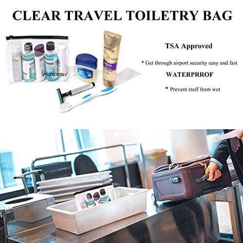 Mens Toiletry Bag Waterproof Organizer Bag Travel Shaving Dopp Kit Perfect Travel Accessory Gift, Black, 1 Count (Pack of 1), Classic — view 4