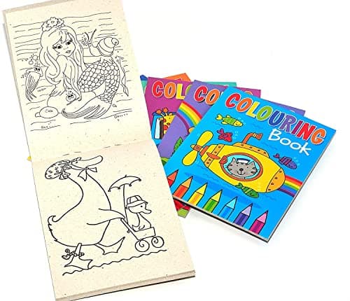 Sixstore Mini Colouring Books for Kids, A6, 8 Pack — view 5