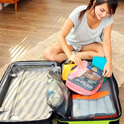 OW-Travel Packing Cubes for Suitcases 4 Colour Travel Bags Organiser 4 Pcs — view 2