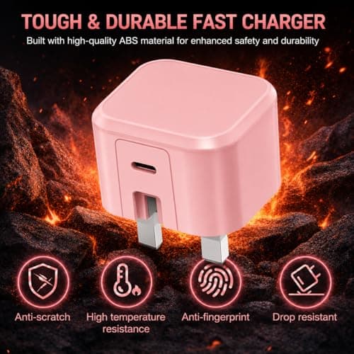 For iPhone 18 Pro Max 17 16 15 60W USB-C to C Charger Plug and Cable AVS — view 4