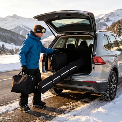 Ski Bag Oxford Cloth – Waterproof Padded Tote | Transport Carrying — view 2