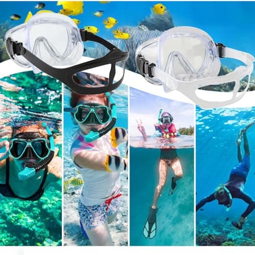 JLEivvi 2 PCS Universal Dive Mask Strap Replacement Silicone Strap for Diving Swimming Snorkeling (Black, 22 * 0.7in) — view 3