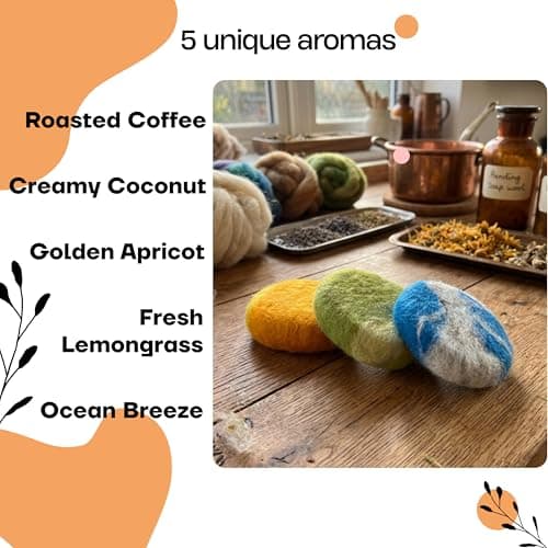 Lu.Flo Felted Wool Soap Set 3x100 g, Handmade Glycerin Soap — view 5