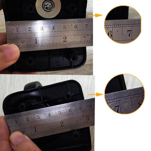 Replacement Luggage Wheel Repair Suitcase Bag Parts Spinner Wheels Casters for Travel Customs Box W044 (A SET 4PCS) — view 3