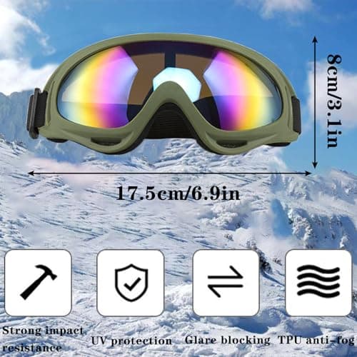 Ski Goggles Snowboard Goggles for Men Women Kids UV Protection Goggles — view 2