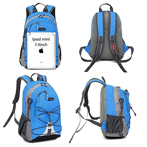 Bseash 10L Small Hiking Backpack for Kids Ages 3-6 Girls Boys Under 4 feet, Mini Waterproof Outdoor Sport Travel Camping Daypack (Blue) — view 6