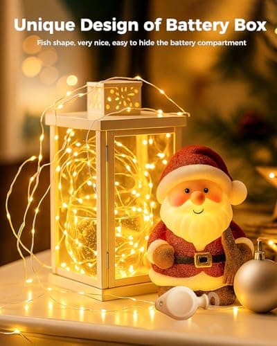 btfarm 3 Pack Fairy Lights Battery Operated, 2M 20 LED Small String Lights — view 2