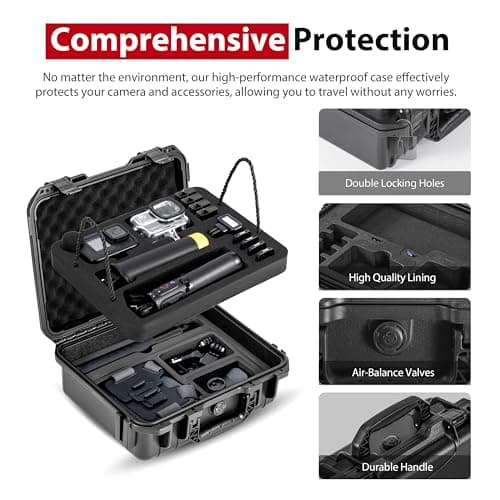 Carrying Case Organizer For Gopro Hero 13/12/11/10 Lit Hero 4K Accessories — view 3