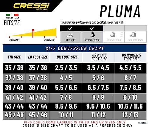 Cressi Pluma Bag Snorkelling Packages - Black/Silver, Size 41/Size 42 — view 5