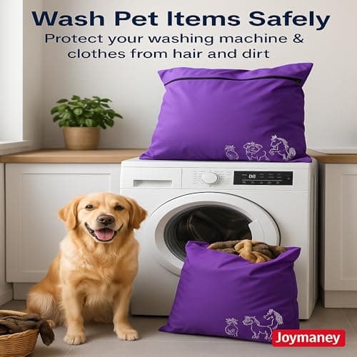 Pet Laundry Bag | Stops Pet Hair Blocking the Washing Machine | Cotton Jumbo Size Wash Bag, YKK Zip, Ideal For Dog Cat Horse — view 2