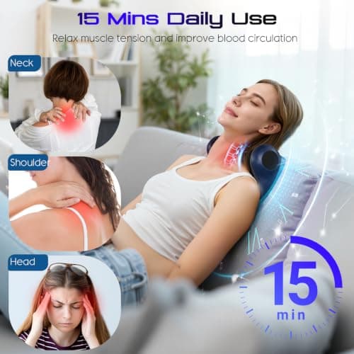 SteBeauty 3 Temperature 41-45°C Heating Pillow for Neck & Shoulder Pain（M） — view 3