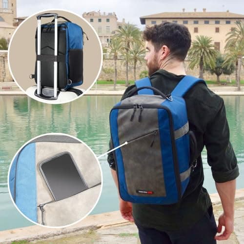 Cabin Max Ryanair Cabin Bag Underseat Hand Luggage Travel Backpack 40x20x25 — view 4