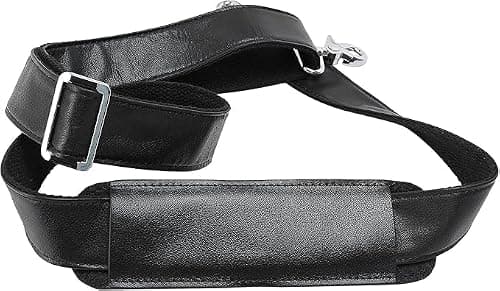 TIDING Genuine Leather Shoulder Strap Replacement for Laptop Briefcase