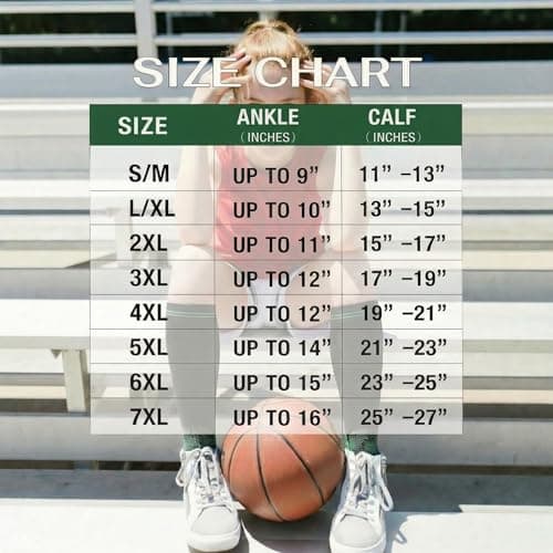 Odtmger Compression Socks for Women & Men Circulation 20‑30mmhg Knee High Sock is Best Support for Athletic Running,Cycling — view 5