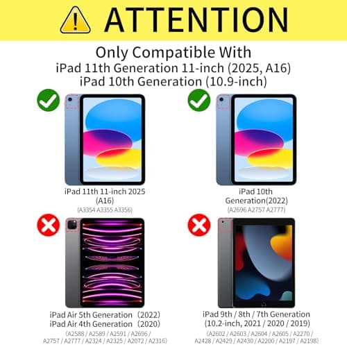 PruStrm Case for iPad 11th Gen A16 11-Inch & 10th Gen 10.9" Soft Touch — view 2