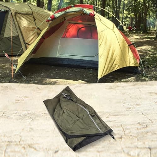 Tent for 1 Person, 1 Man, Compact, Lightweight, Tunnel, Easy to Pitch, Backpacking, Festivals, Weekend Trips/Wild Camping/Hiking Replacement Accessories(green) — view 4