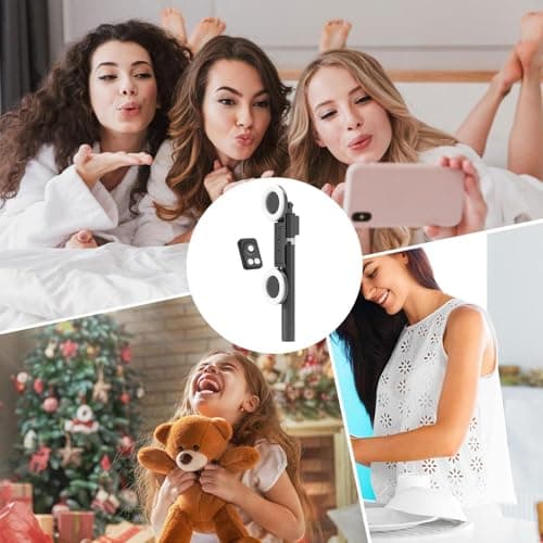 6-in-1 Selfie Stick Tripod With 2 Lights - 67Inch Height Portable Wireless Remote Phone Tripod For Travel | Cell Phone Holder | Travel Phone Tripod Stand Fit For Most Smartphones, For Recording — view 4