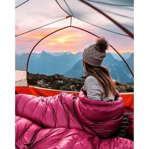 Sleeping Bag for Adults & Kids, 3-4 Season Sleeping Bags With Compact Bag — view 6
