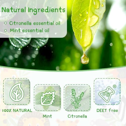 AOOWU Mosquito Repellent Patches for Kids and Adults, 216Pcs Mosquito Repellent Sticker, Natural Plant Repellent Patches, Insect Repellent Patches to Repel Bugs, 1728 Hours Protection, Skin Safety — view 6
