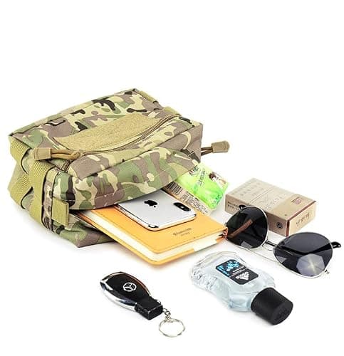 ACEXIER Army Molle Pouch Tactical Military Airsoft Organizer Daily Carry Recycling Bag Hunting Travel Waterproof Camo Tool Waist Pocket — view 6