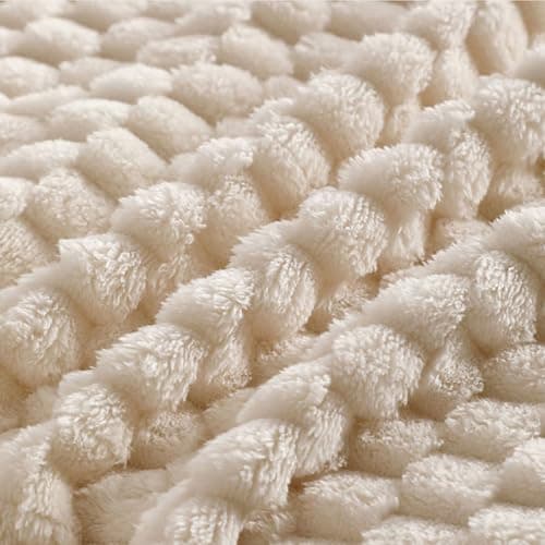 Highdi Winter Blankets and Throws for Sofa Beds, Soft Warm Sofa Throw Fluffy Cozy Bed Throws Fleece Throw Blanket for Kids Adults Bedroom Couch Travel-Plaid (100X150cm,Yellow) — view 2
