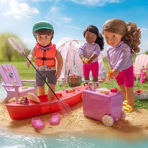 Our Generation Doll Tent Playset, Camping Nights, 18-Inch Camping Toy — view 4