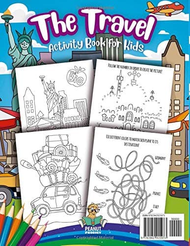 The Travel Activity Book for Kids - Ages 6-10: A Summer Travel Activity Coloring Book for Boys and Girls - with Games of Mazes, Puzzles, Word Search and More Activities to Plane — view 2