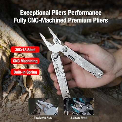 KLARUS 20 in-1 MT07 Professional Multi-Function Tool Pliers Men's Gift Set, Multi-Tool Including Pliers, with a Carrying case for Outdoor Camping and Repairs — view 4