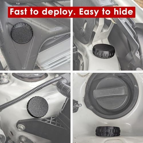 Slim Magnetic & Adhesive Case compatible with AirTag (Gen. 1 & 2) Easily Hidden Durable Strong Impact, Vibration & Waterproof Magnet Holder/Secure Protective Tracker (SLIM (Magnetic,Adhesive)) — view 4