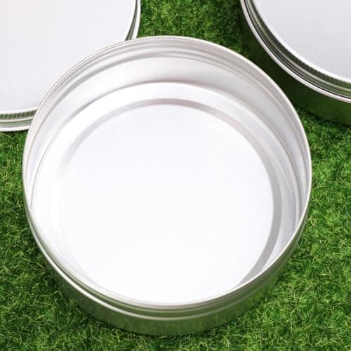 20pcs Ml Silver Aluminum Cosmetics Storage Box for Cream Travel Use — view 2