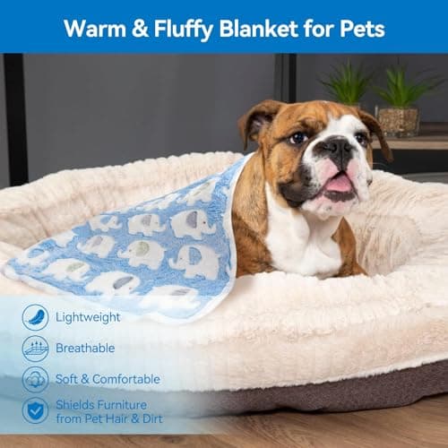 Neerow Dog Blanket Washable, 60 × 40 cm Cat Blanket, 2 Pack — view 6