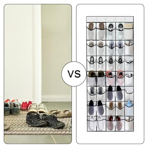 GAOHAN 35 Large Pockets Over Door Shoe Storage Organiser Wardrobe Shoe Rack — view 5