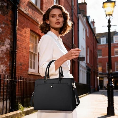 : GaoBangM Laptop Bags for Women 15.6 Inch Ladies Work Bag Women's Tote Bag — view 3