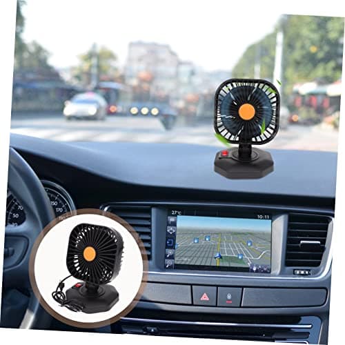 SHINEOFI Car USB Fan Compact Silent Cooling Fan for Vehicles for Summer Travel Compatible with Car Charger Power Bank Durable Portable Design — view 6