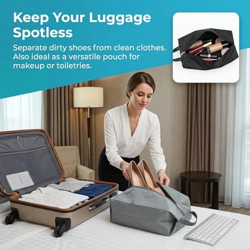 Xygobla 8 Pcs Travel Shoe Bags Waterproof Storage — view 6